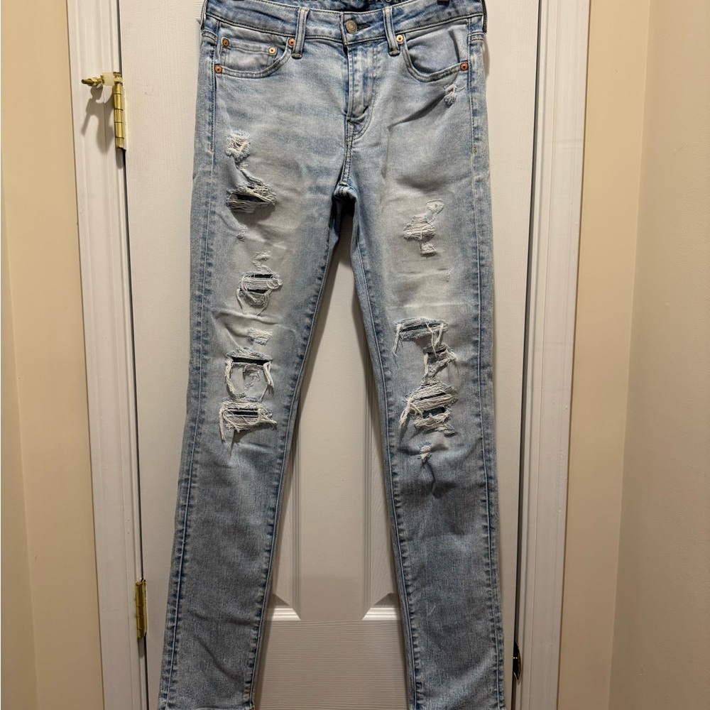 American Eagle Outfitters Blue Skinny Jeans